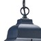 Homeroots 11 x 6 x 6 in. Nautica 1-Light Matte Black Hanging Light 398010 - alternate 2
